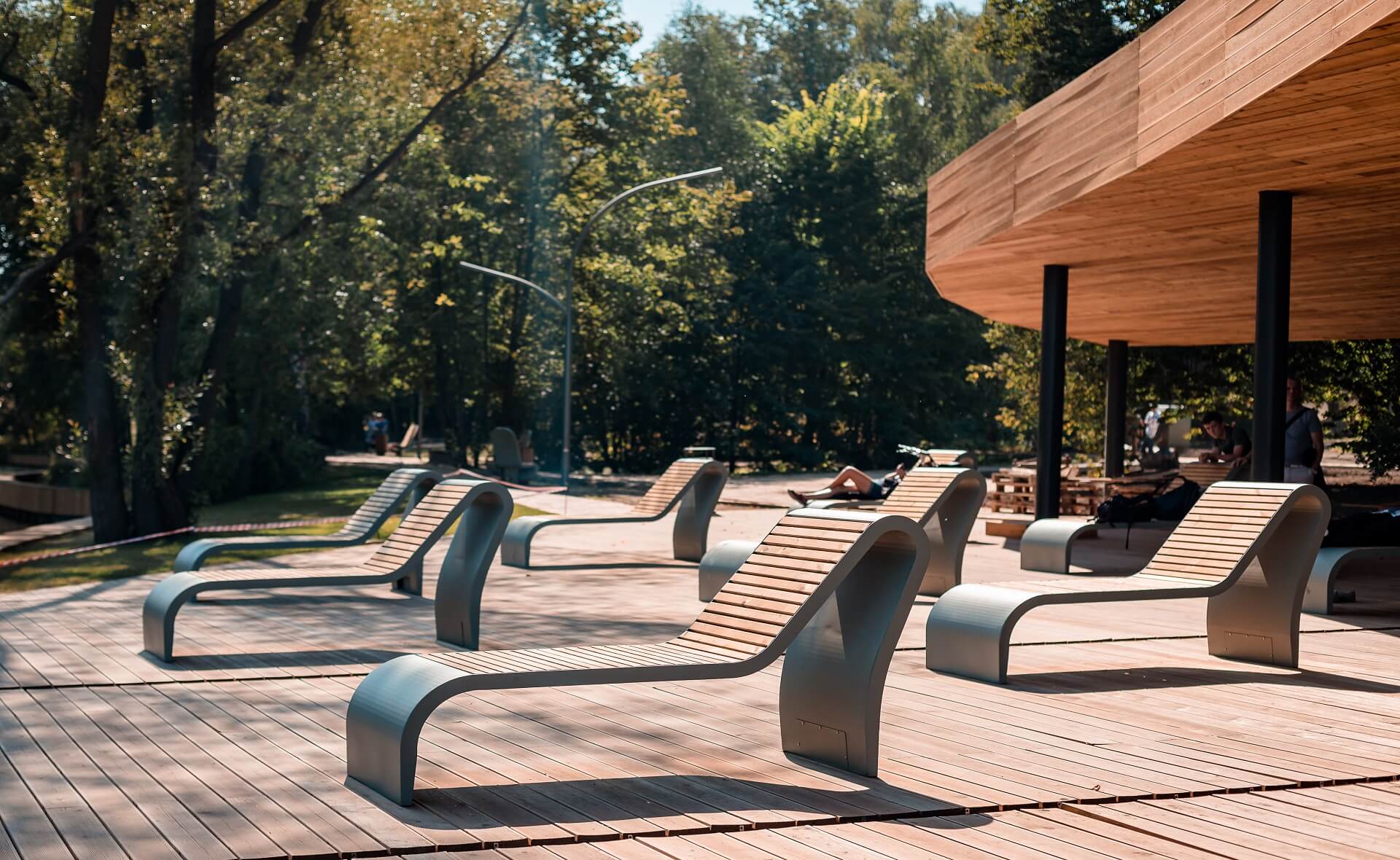 Lunawood Urban  Furniture  VDNH Park Moscow Lunawood