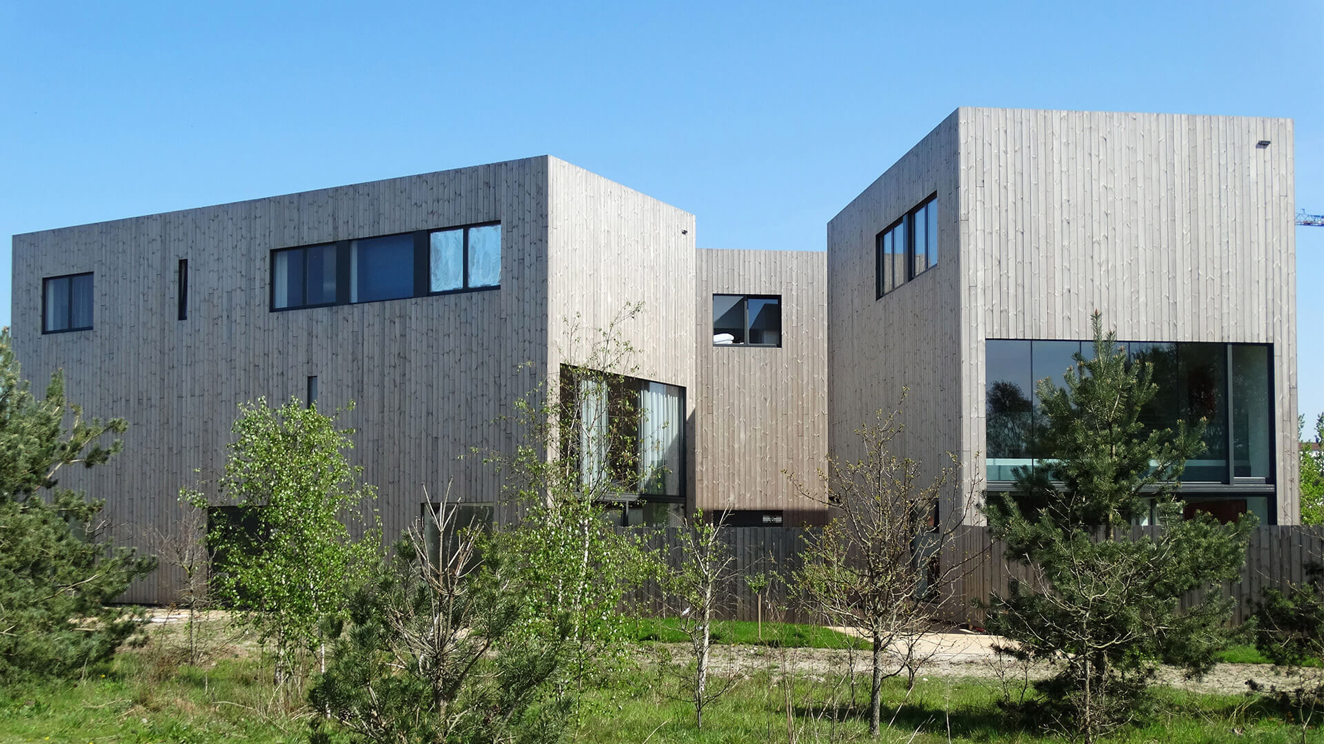 Lunawood Thermowood featured in facades