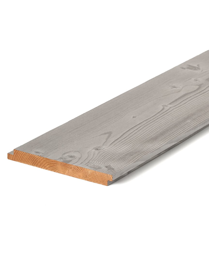 Lunawood Luna Arctic Sharp HF 1x6 – Pre-Greyed Siding