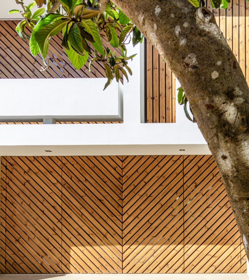 Casa do Poco in Portugal with Lunawood Thermowood facade