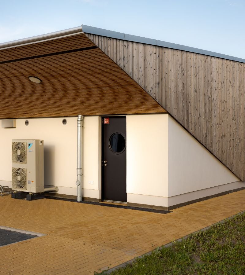 Fire Station in Germany with Lunawood Thermowood cladding